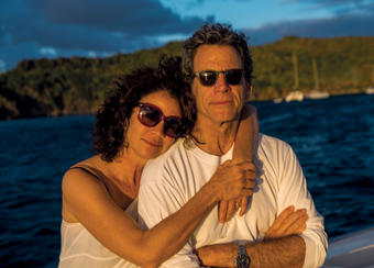 The Eisners are famous in Los Angeles for their marriage. Here, Lisa and Eric on vacation in Spain in 2011. PHOTO: COURTESY ERIC EISNER ’70, LAW’73